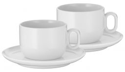 Barista cappuccino csészék