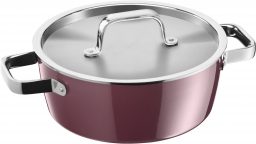 FUSIONTEC Aromatic alacsony edény Ø 22 cm rózsaszín kvarc
