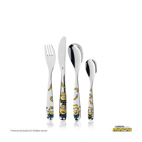 Minions gyermek evőeszközök 4 db